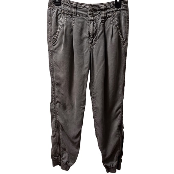 7 For All Mankind Pants - 7 For All Mankind Cargo Pants Jeans Women's Size 24 Gray Pockets Zipper Ankle
